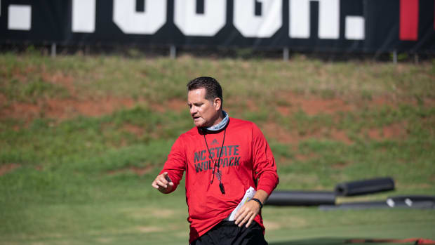 Tim Beck at practice